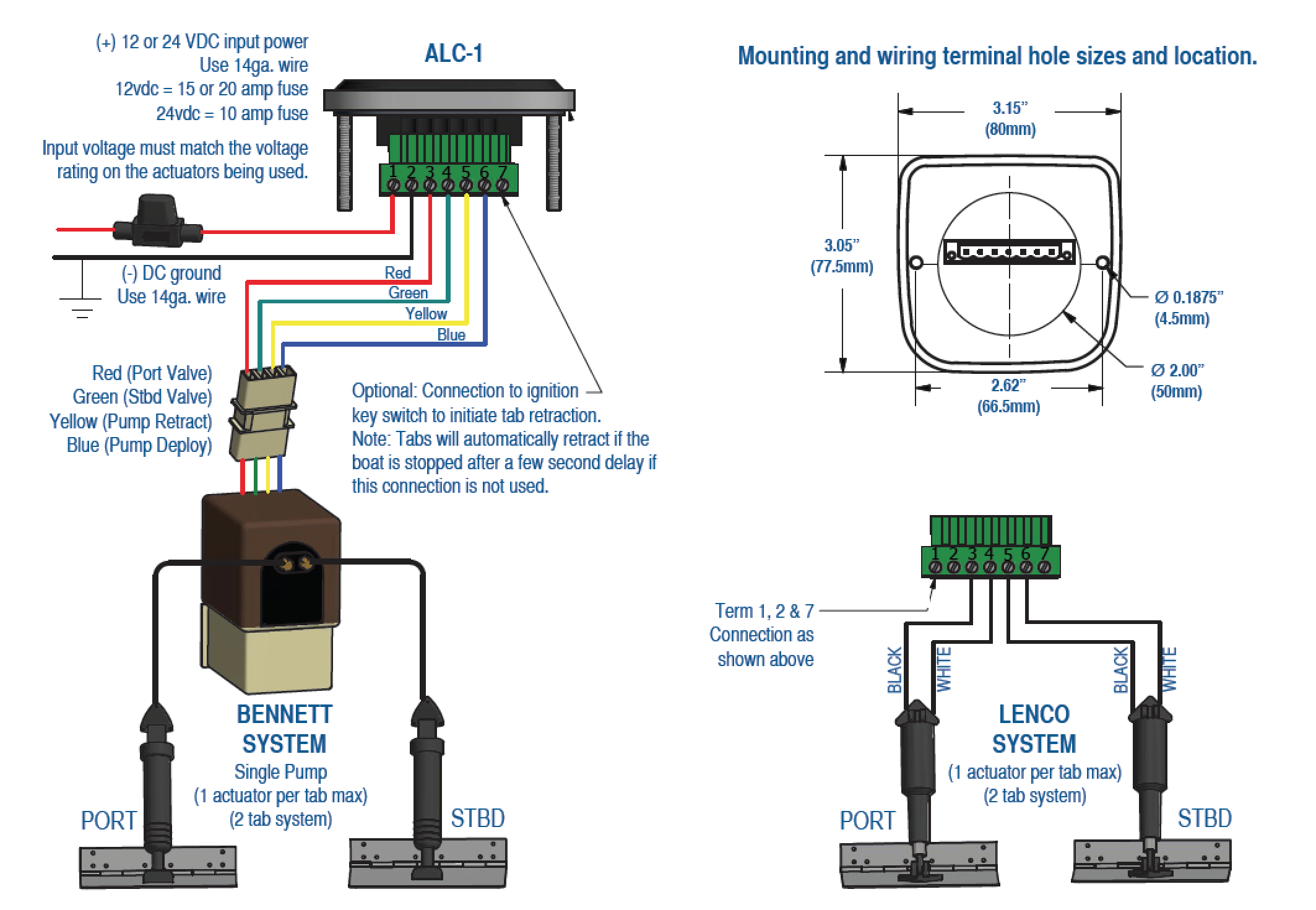 Tænk fremad sennep teenager Automatic Level Control For Lenco and Bennett - Products | Lectrotab  Electromechanical Trim Tab Systems