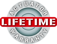 lifetime warranty on actuators